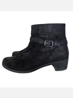 Dansko Cagney Buckle Leather Effortless Boho Chic Workwear Ankle Boots sz‎ 9.5